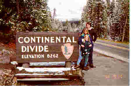 Family at Continential Divide